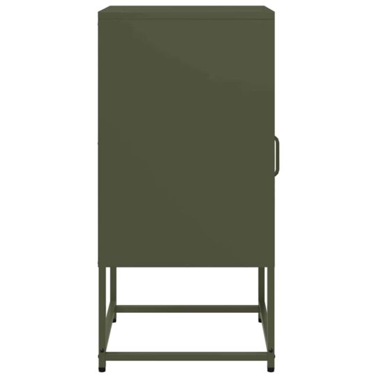 VXL8721158372482 g en hd 5 Noptieră, verde măslină, 36x39x78 cm, oțel laminat la rece VXL8721158372482 g en hd 5