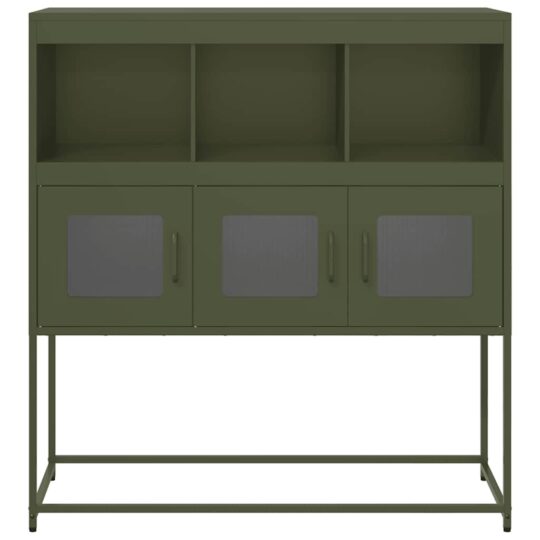 VXL8721158372543 g en hd 3 Dulap, verde măsliniu, 100,5x39x107 cm, oțel laminat la rece VXL8721158372543 g en hd 3