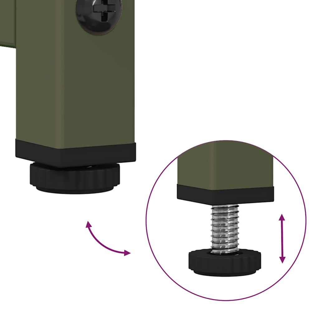VXL8721158372543 g en hd 7 Dulap, verde măsliniu, 100,5x39x107 cm, oțel laminat la rece Dulap, verde măsliniu, 100,5x39x107 cm, oțel laminat la rece - imagine 9