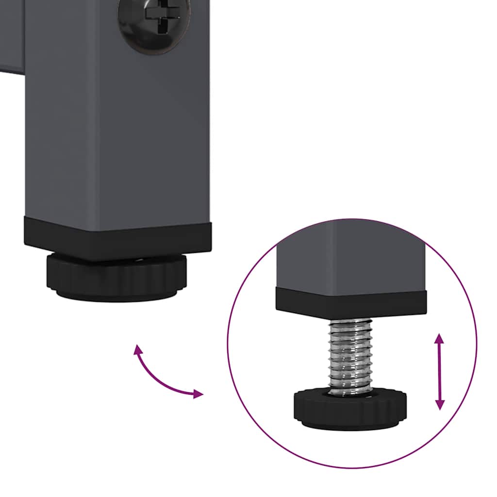 VXL8721158372581 g en hd 7 Dulap, antracit, 100,5x39x107 cm, oțel laminat la rece Dulap, antracit, 100,5x39x107 cm, oțel laminat la rece - imagine 9