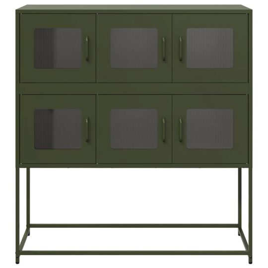 VXL8721158372604 g en hd 3 Dulap, verde măsliniu, 100,5x39x107 cm, oțel laminat la rece VXL8721158372604 g en hd 3