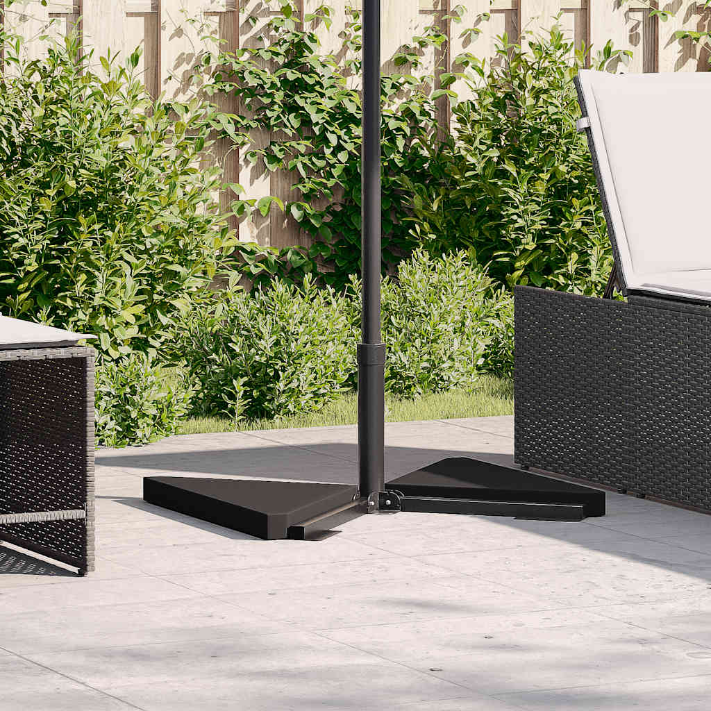 VXL8721158398086 g en hd 2 Plăci cu greutate umbrelă 2 buc Granit Negru Triunghiular 14 kg Plăci cu greutate umbrelă 2 buc Granit Negru Triunghiular 14 kg - imagine 4