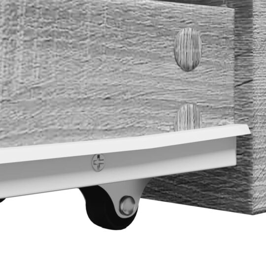 VXL8721158400987 g en hd 8 Dulap de baie îngust cu roți, gri sonoma, lemn prelucrat VXL8721158400987 g en hd 8