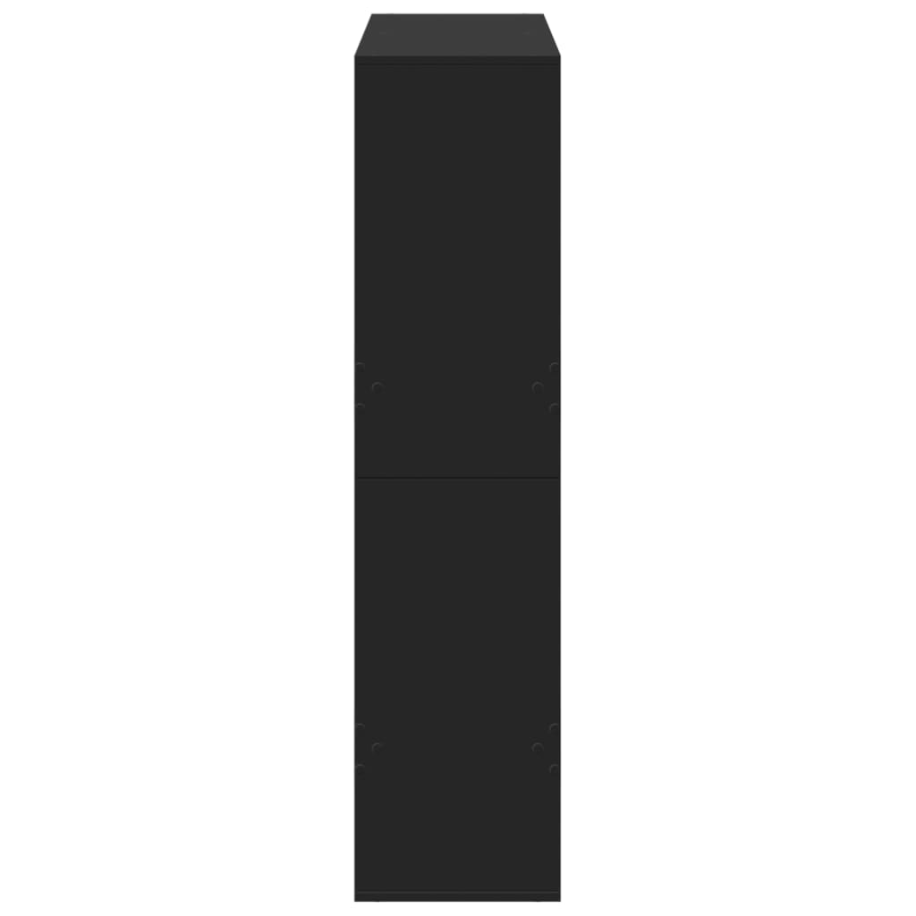 VXL8721158402202 g en hd 3 Bibliotecă, negru, 100x33x135 cm, lemn prelucrat Bibliotecă, negru, 100x33x135 cm, lemn prelucrat - imagine 5