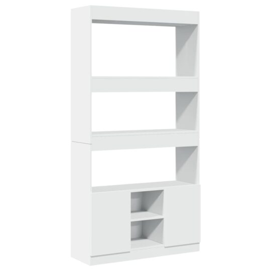 Alternative view of Dulap înalt, alb, 92x33x180 cm, lemn prelucrat