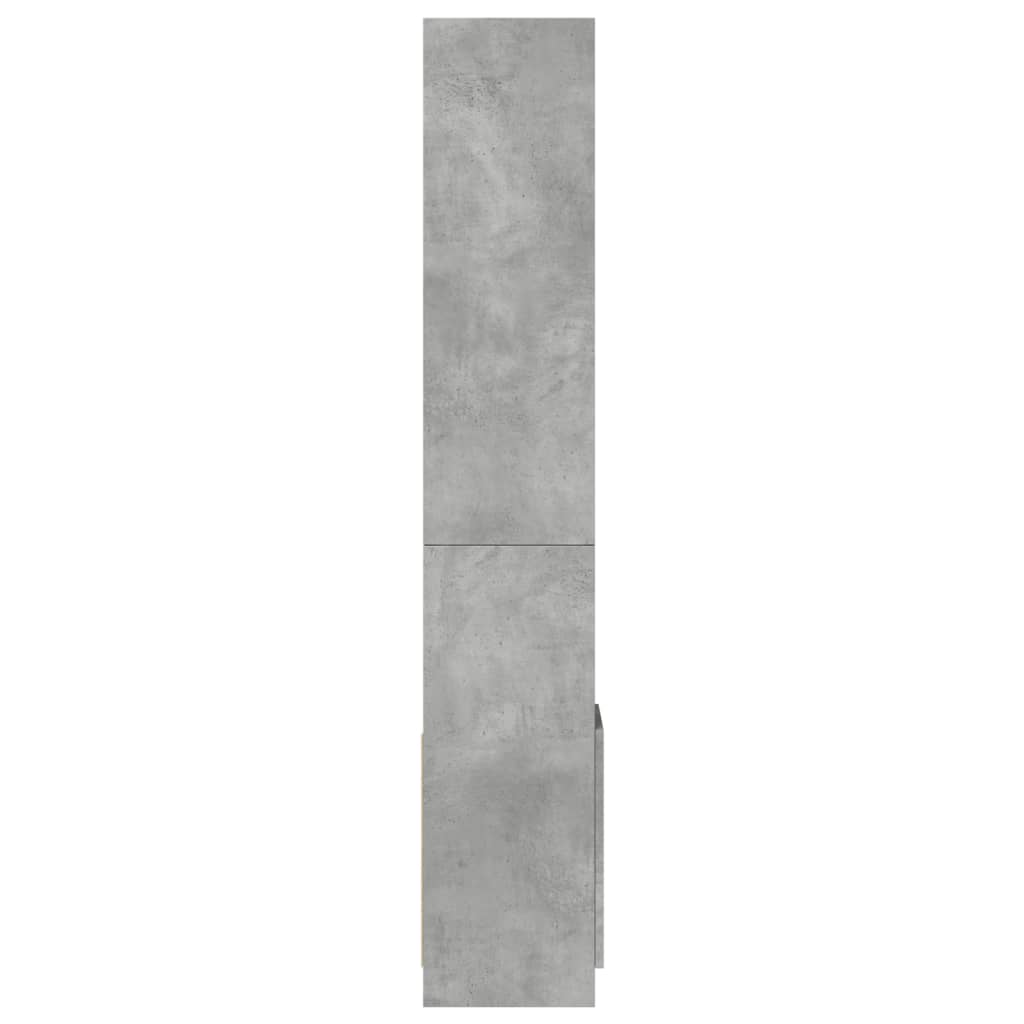 VXL8721158405760 g en hd 4 Dulap înalt, gri beton, 92x33x180 cm, lemn prelucrat Dulap înalt, gri beton, 92x33x180 cm, lemn prelucrat - imagine 6