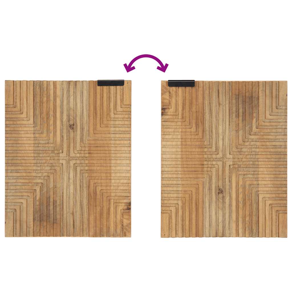 VXL8721158407887 g en hd 10 Set de mobilier de baie 5 piese din lemn masiv de mango maro Set de mobilier de baie 5 piese din lemn masiv de mango maro - imagine 11