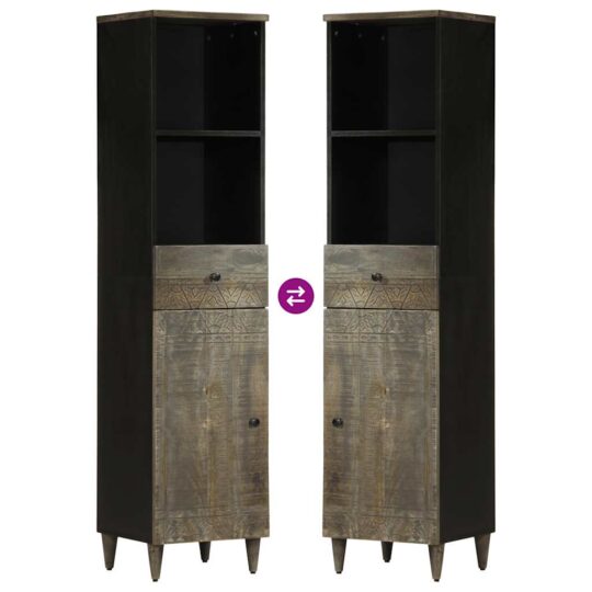 VXL8721158407986 g en hd 8 Set mobilier de baie, 3 piese, lemn masiv de mango VXL8721158407986 g en hd 8