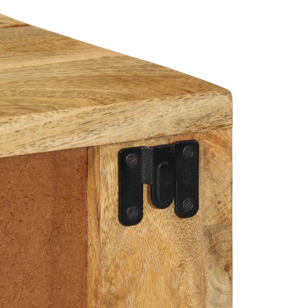VXL8721158412362 g en hd 10 Noptiere de perete, 2 buc., lemn masiv de mango brut Noptiere de perete, 2 buc., lemn masiv de mango brut - imagine 11