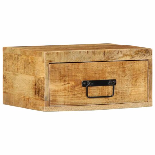 VXL8721158412362 g en hd 2 Noptiere de perete, 2 buc., lemn masiv de mango brut VXL8721158412362 g en hd 2