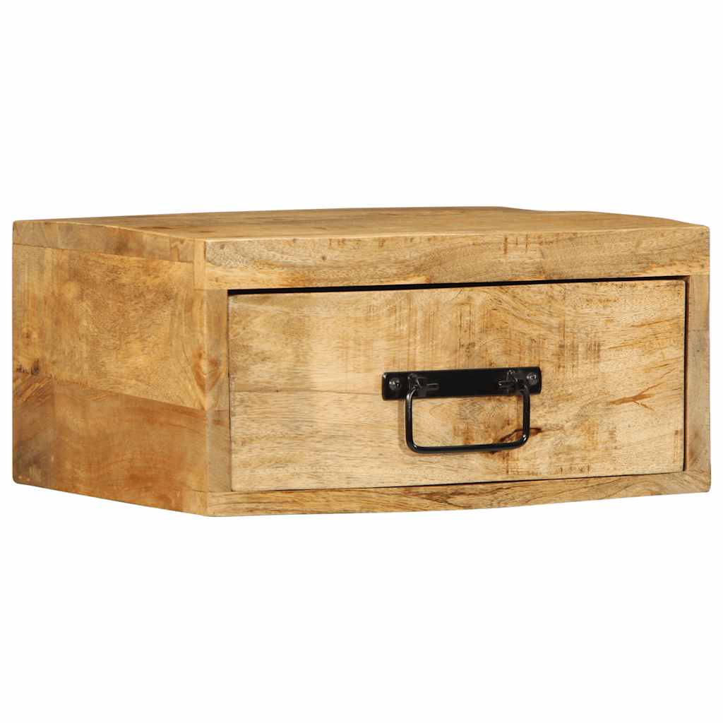 VXL8721158412362 g en hd 3 Noptiere de perete, 2 buc., lemn masiv de mango brut Noptiere de perete, 2 buc., lemn masiv de mango brut - imagine 4
