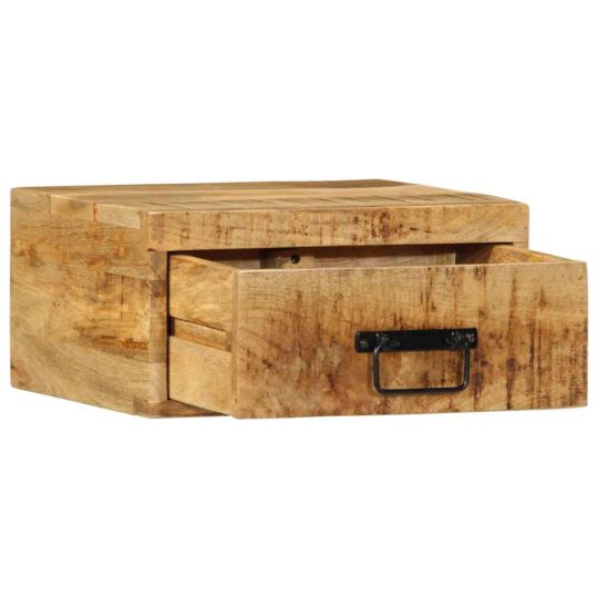 VXL8721158412362 g en hd 4 Noptiere de perete, 2 buc., lemn masiv de mango brut VXL8721158412362 g en hd 4