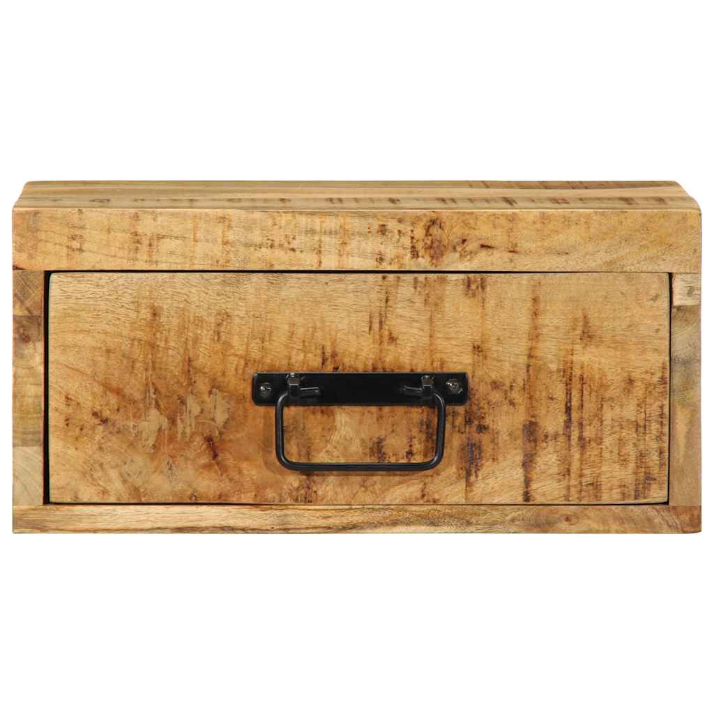 VXL8721158412362 g en hd 5 Noptiere de perete, 2 buc., lemn masiv de mango brut Noptiere de perete, 2 buc., lemn masiv de mango brut - imagine 6