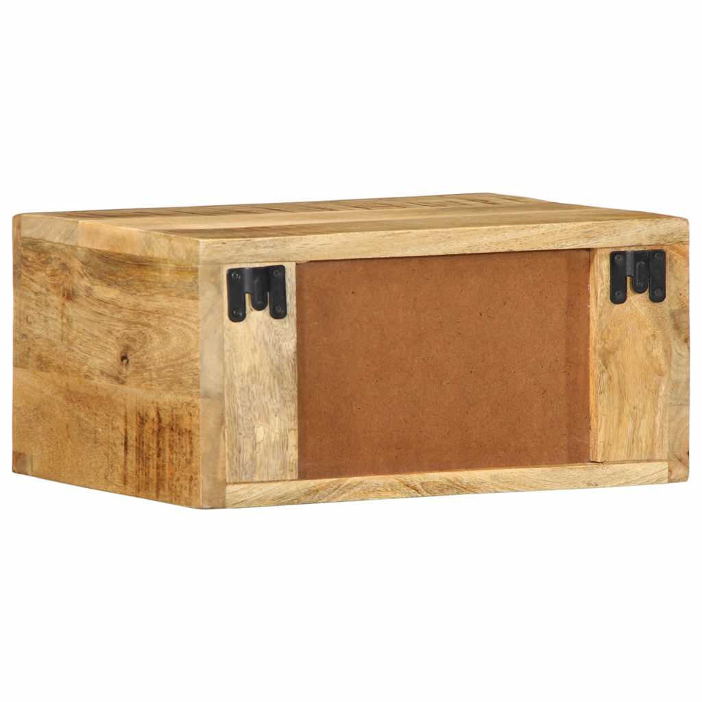 VXL8721158412362 g en hd 7 Noptiere de perete, 2 buc., lemn masiv de mango brut Noptiere de perete, 2 buc., lemn masiv de mango brut - imagine 8