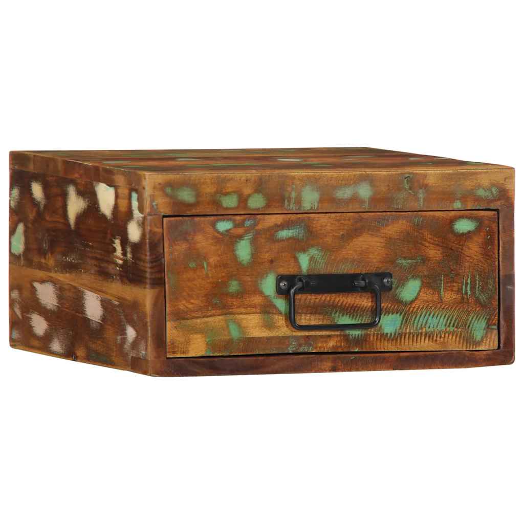 VXL8721158412379 g en hd 3 Noptiere de perete, 2 buc., lemn masiv reciclat Noptiere de perete, 2 buc., lemn masiv reciclat - imagine 4