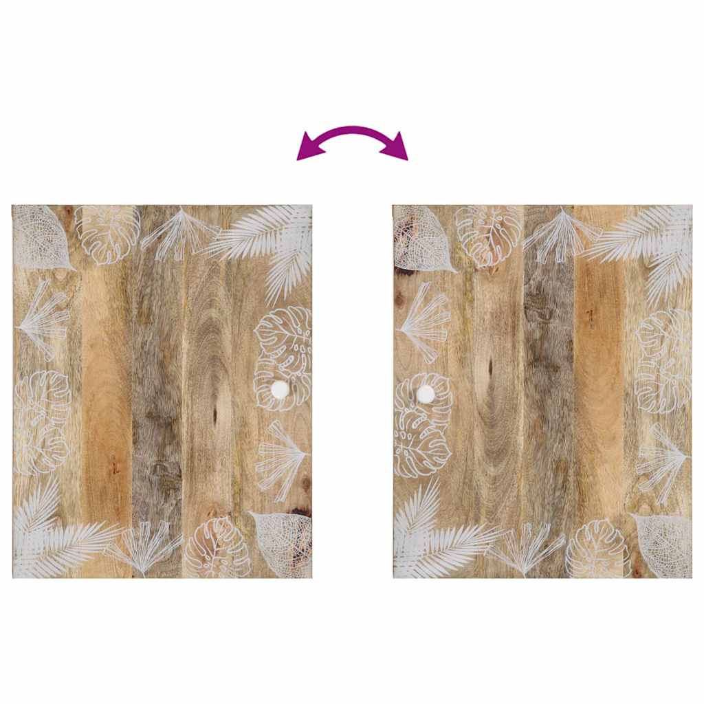 VXL8721158415363 g en hd 9 Set mobilier de baie, 4 piese, lemn masiv de mango Set mobilier de baie, 4 piese, lemn masiv de mango - imagine 10