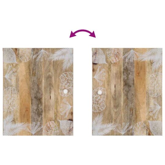 VXL8721158415370 g en hd 10 Set mobilier de baie, 5 piese, lemn masiv de mango VXL8721158415370 g en hd 10