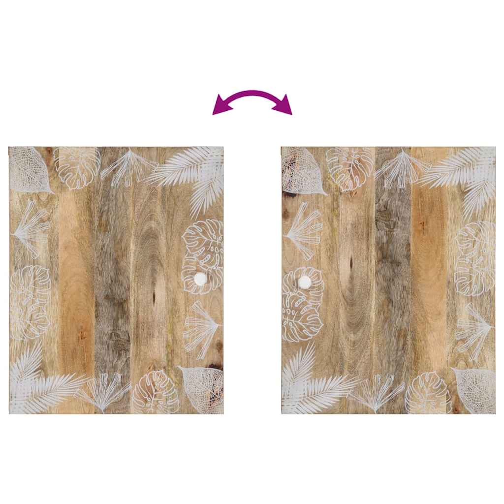 VXL8721158415370 g en hd 10 Set mobilier de baie, 5 piese, lemn masiv de mango Set mobilier de baie, 5 piese, lemn masiv de mango - imagine 11