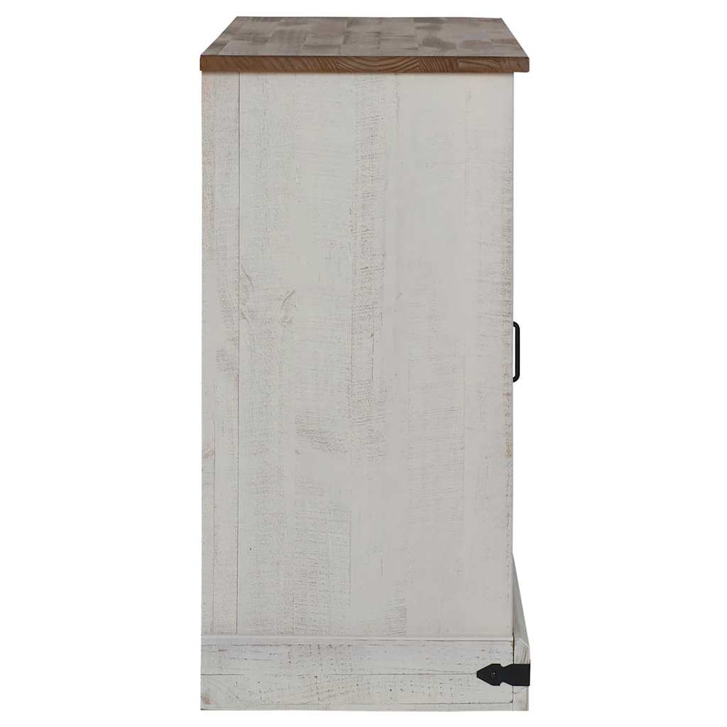 VXL8721158416209 g en hd 3 Bufetă HALDEN 2 uși glisante alb 112x40x80 cm lemn masiv Bufetă HALDEN 2 uși glisante alb 112x40x80 cm lemn masiv - imagine 5