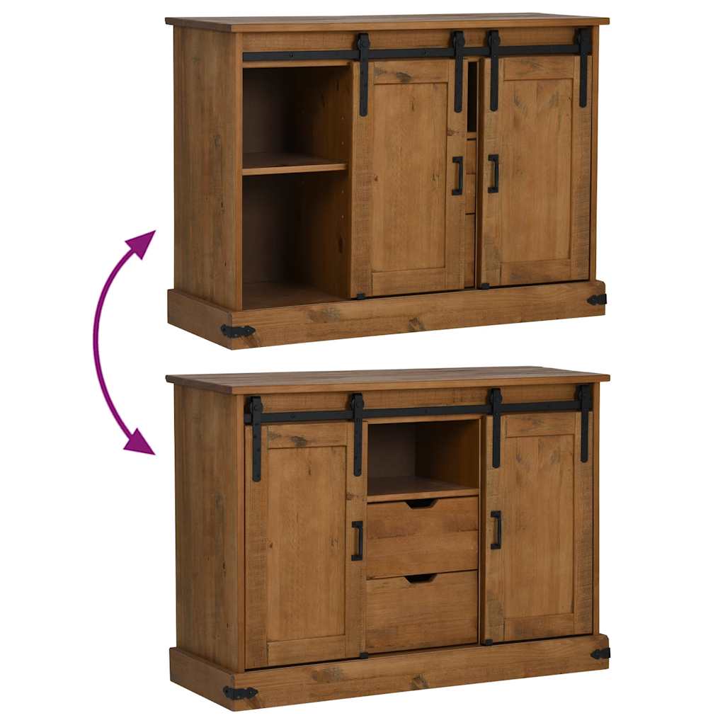 VXL8721158416230 g en hd 5 Bufetă HALDEN 2 uși glisante 112x40x80 cm lemn masiv Bufetă HALDEN 2 uși glisante 112x40x80 cm lemn masiv - imagine 7