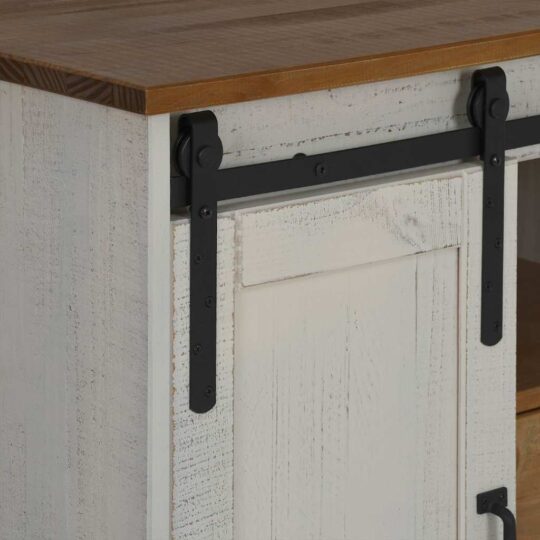 VXL8721158416247 g en hd 6 Bufetă HALDEN 2 uși glisante alb 112x40x80 cm lemn masiv VXL8721158416247 g en hd 6