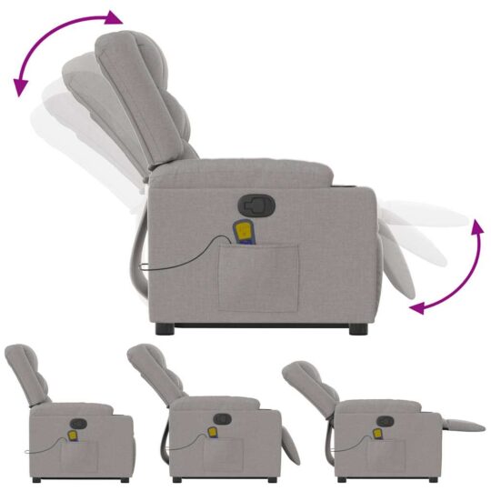 VXL8721158417367 g en hd 8 Scaun de masaj în picioare, înclinat, țesătură gri nor VXL8721158417367 g en hd 8