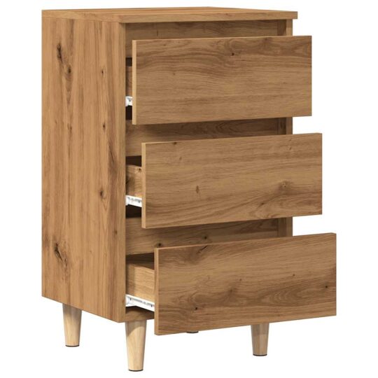 VXL8721158438386 g en hd 7 Noptieră, stejar artizanal, 40x35x69 cm, lemn compozit VXL8721158438386 g en hd 7