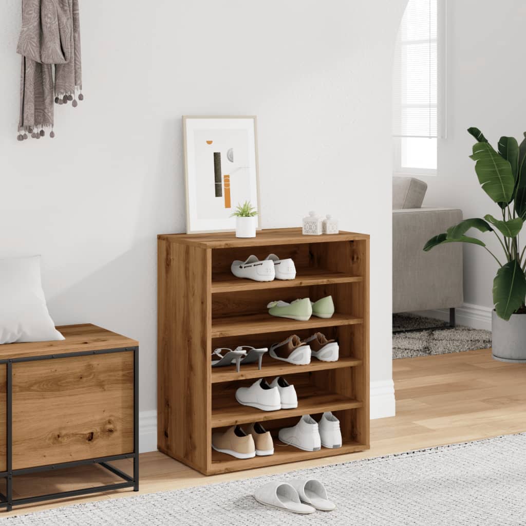 VXL8721158440549 g en hd 1 Pantofar, stejar artizanal, 60x35x70 cm lemn prelucrat Pantofar, stejar artizanal, 60x35x70 cm lemn prelucrat - imagine 3