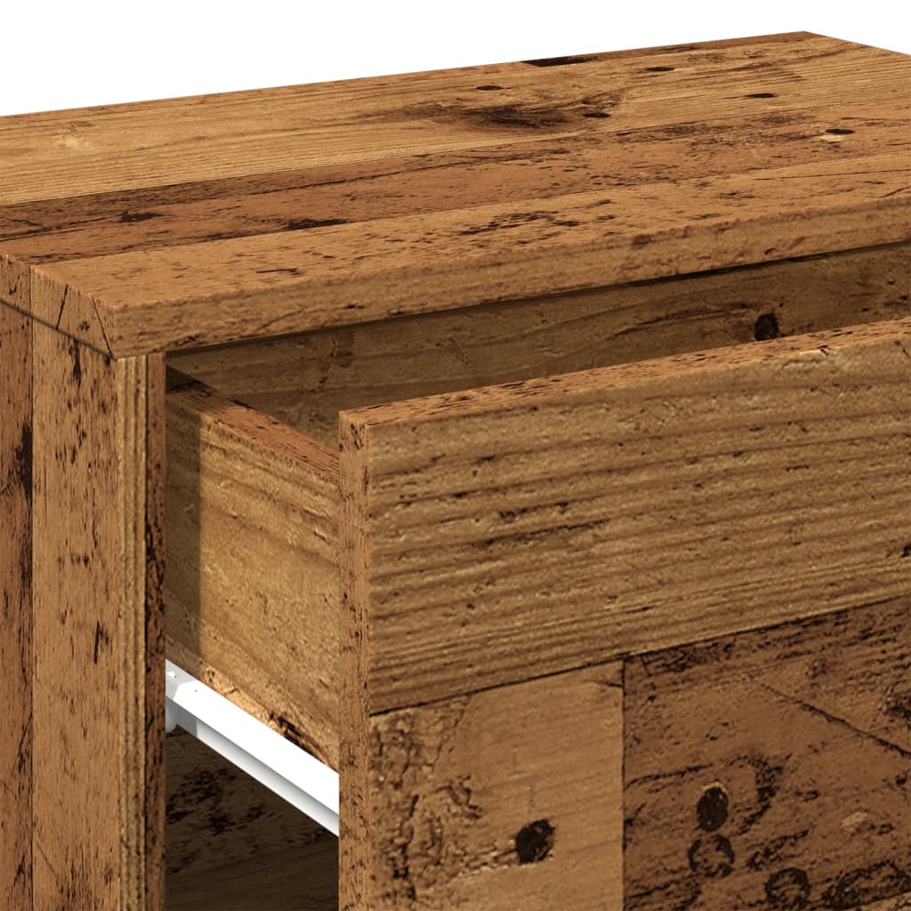 VXL8721158441607 g en hd 8 Noptiere de perete, 2 buc., lemn învechit Noptiere de perete, 2 buc., lemn învechit - imagine 10