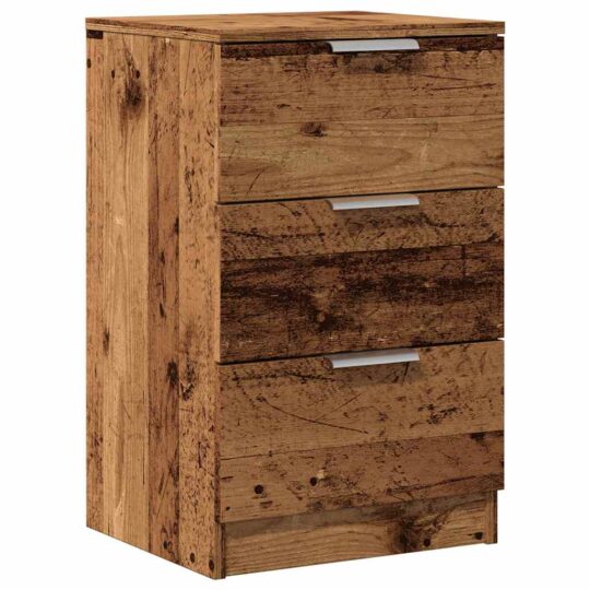 Alternative view of Noptieră, lemn învechit, 40x36x65 cm, lemn prelucrat