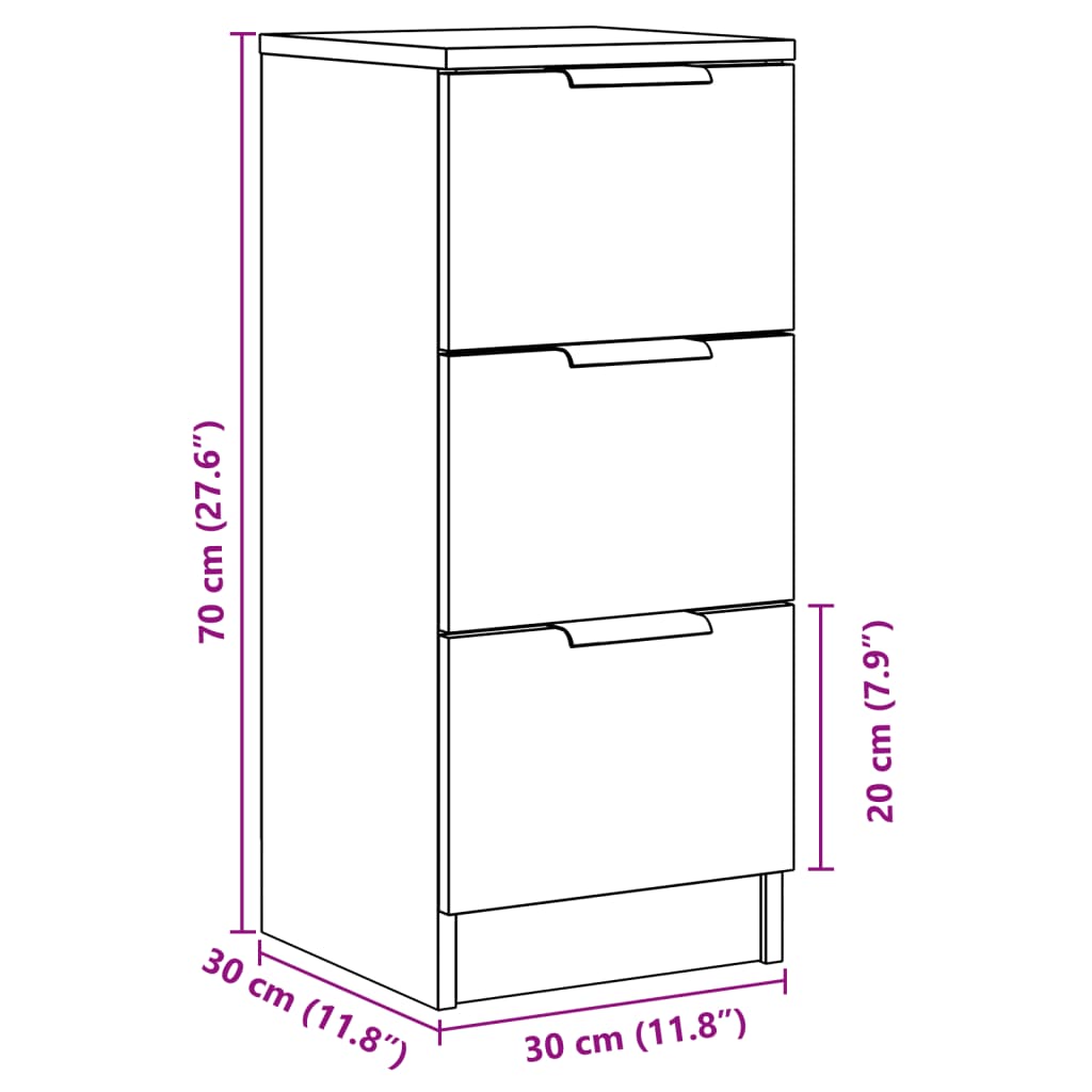 VXL8721158442659 g en hd 9 Dulapuri, 2 buc., lemn vechi, 30x30x70 cm, lemn prelucrat Dulapuri, 2 buc., lemn vechi, 30x30x70 cm, lemn prelucrat - imagine 11