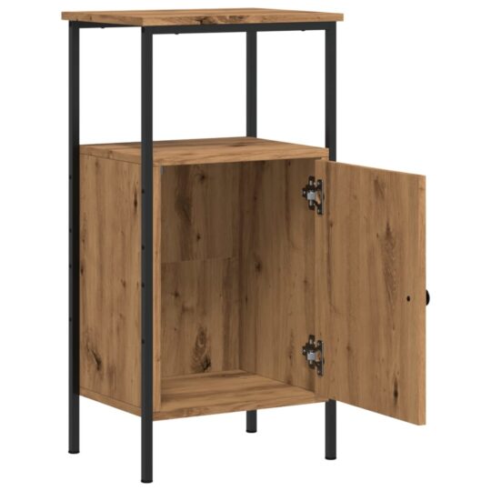 VXL8721158444899 g en hd 2 Noptieră, stejar artizanal, 41x31x80 cm, lemn prelucrat VXL8721158444899 g en hd 2