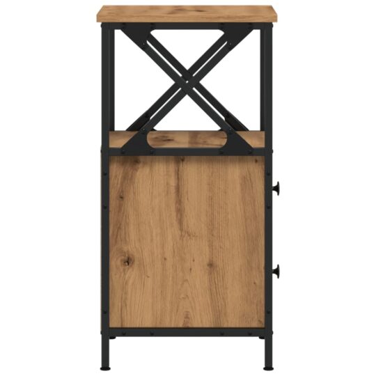 VXL8721158444936 g en hd 3 Noptieră, stejar artizanal, 34x35,5x70 cm, lemn prelucrat VXL8721158444936 g en hd 3