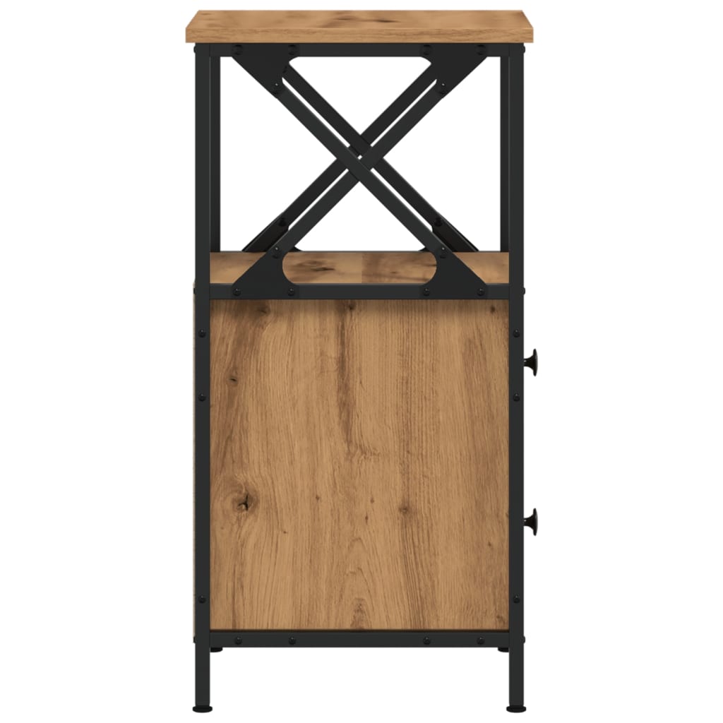 VXL8721158444936 g en hd 3 Noptieră, stejar artizanal, 34x35,5x70 cm, lemn prelucrat Noptieră, stejar artizanal, 34x35,5x70 cm, lemn prelucrat - imagine 5