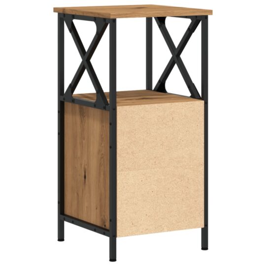 VXL8721158444936 g en hd 4 Noptieră, stejar artizanal, 34x35,5x70 cm, lemn prelucrat VXL8721158444936 g en hd 4