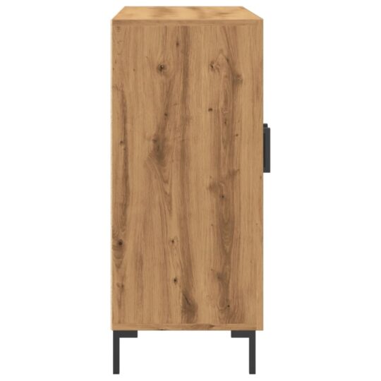 VXL8721158445568 g en hd 4 Dulap, stejar artizanal, 90x34x80 cm, lemn prelucrat VXL8721158445568 g en hd 4