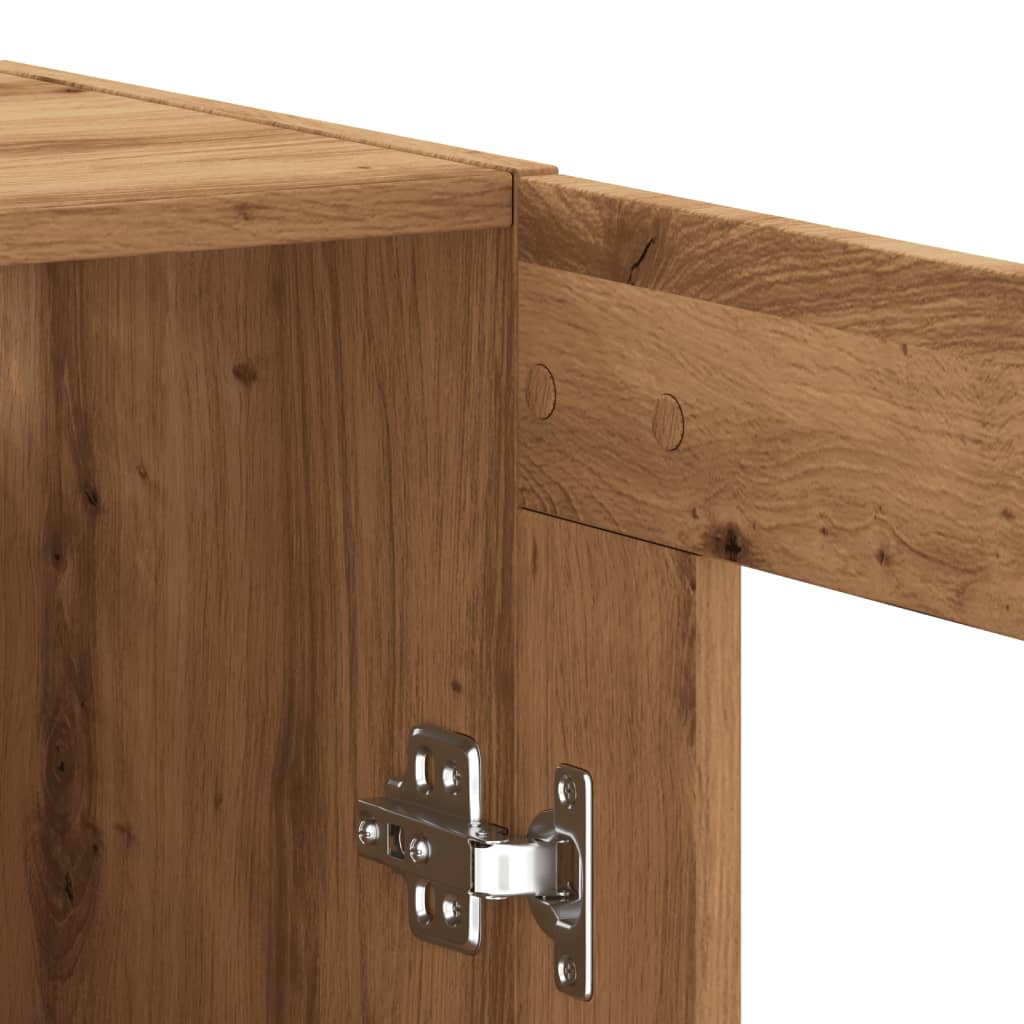 VXL8721158445742 g en hd 6 Dulap, stejar artizanal, 69,5x34x90 cm, lemn prelucrat Dulap, stejar artizanal, 69,5x34x90 cm, lemn prelucrat - imagine 8