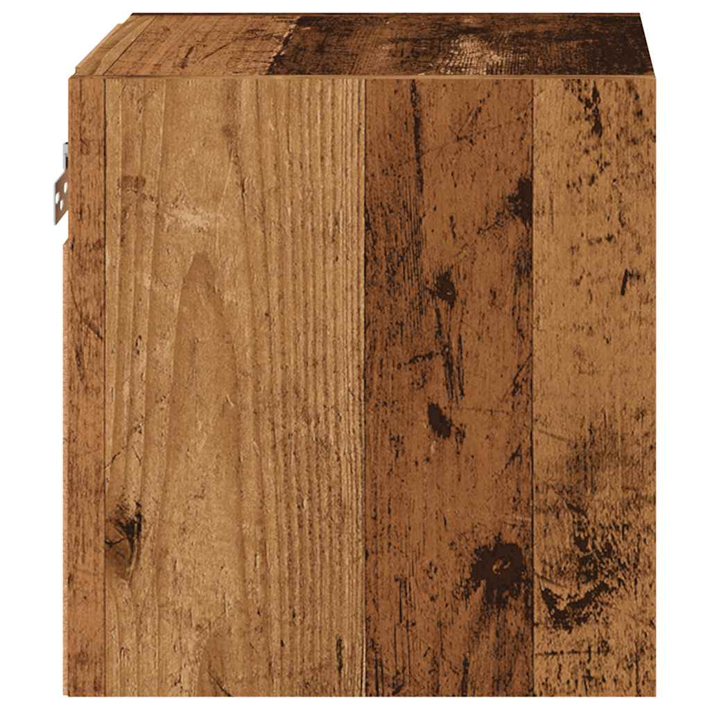 VXL8721158446602 g en hd 6 Comode TV perete cu lumini LED 2 buc. lemn vechi 30x28,5x30 cm Comode TV perete cu lumini LED 2 buc. lemn vechi 30x28,5x30 cm - imagine 8