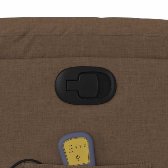 VXL8721158447197 g en hd 7 Fotoliu de masaj rabatabil, maro, material textil VXL8721158447197 g en hd 7
