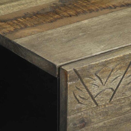 VXL8721158448828 g en hd 7 Noptiere 2 buc Gri deschis 40x33x46 cm Lemn masiv de mango VXL8721158448828 g en hd 7