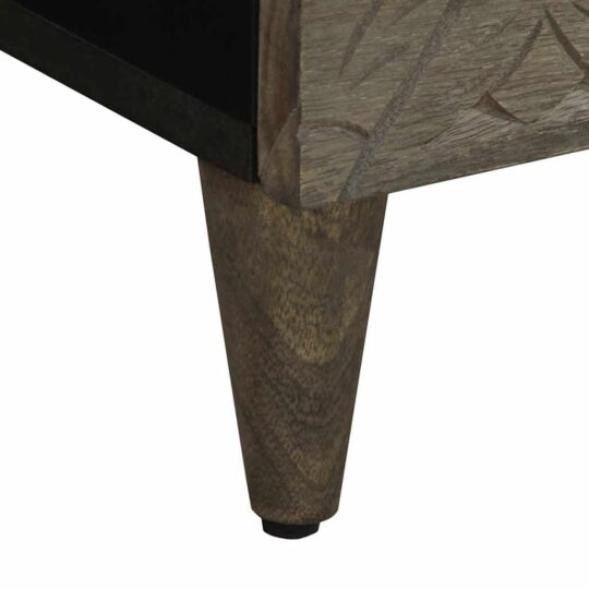 VXL8721158448828 g en hd 9 Noptiere 2 buc Gri deschis 40x33x46 cm Lemn masiv de mango VXL8721158448828 g en hd 9