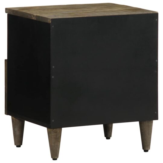VXL8721158448927 g en hd 4 Noptiere 2 buc Gri deschis 40x33x46 cm Lemn masiv de mango VXL8721158448927 g en hd 4
