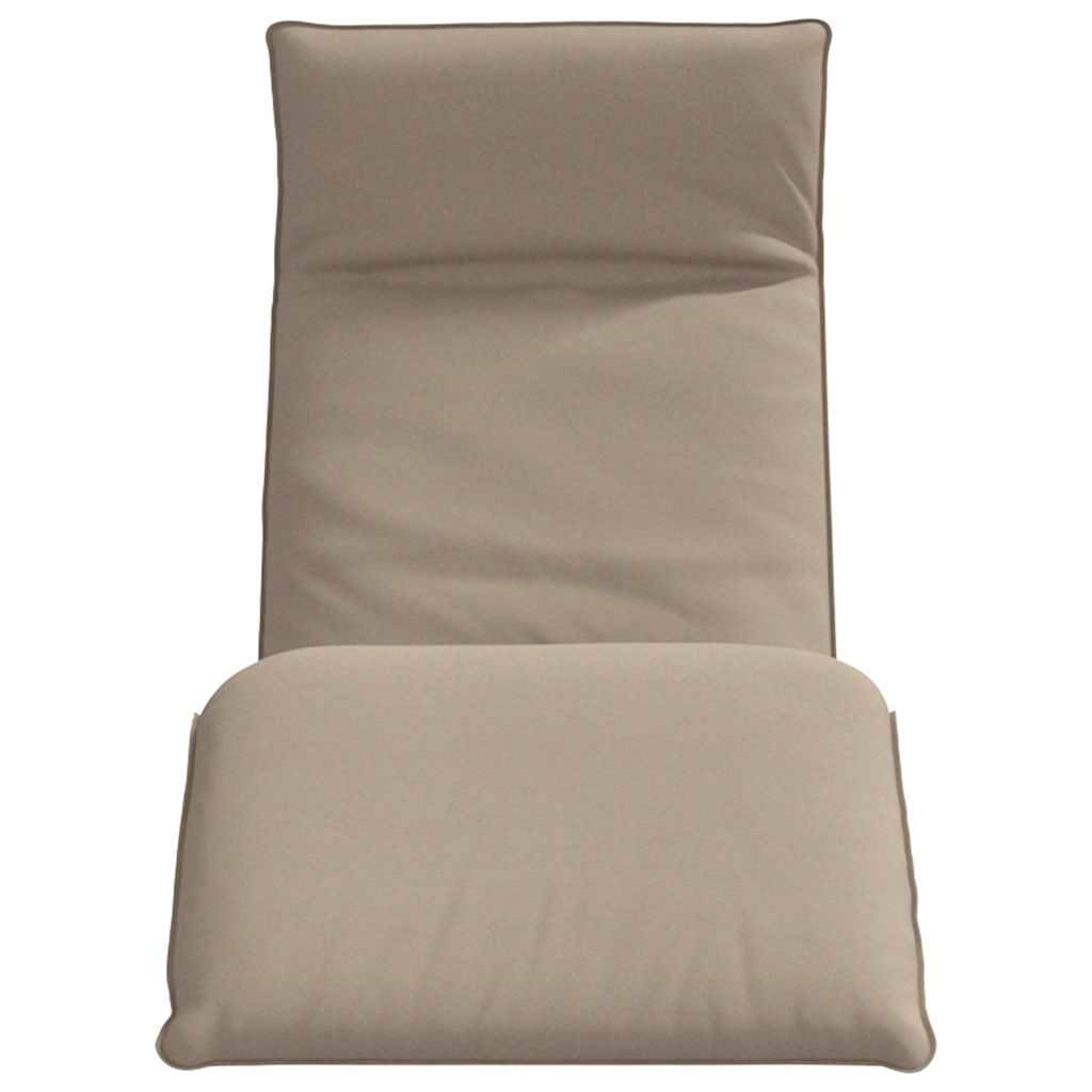 VXL8721158495167 g en hd 2 Șezlong pliabil, gri taupe, 175x54x8,5 cm, țesătură Oxford Șezlong pliabil, gri taupe, 175x54x8,5 cm, țesătură Oxford - imagine 4