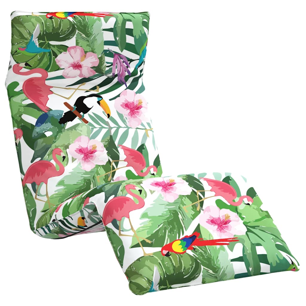 VXL8721158495259 a en hd 1 Șezlong pliabil, multicolor, 175x54x8,5 cm, țesătură Oxford Șezlong pliabil, multicolor, 175x54x8,5 cm, țesătură Oxford - imagine 2