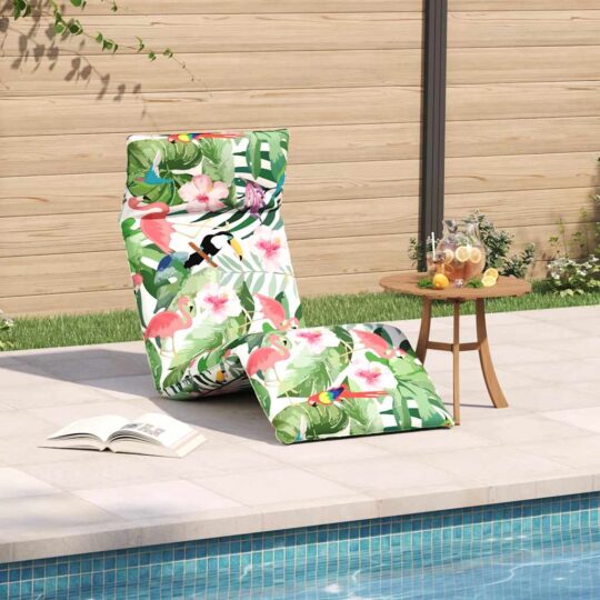 VXL8721158495259 g en hd 1 Șezlong pliabil, multicolor, 175x54x8,5 cm, țesătură Oxford VXL8721158495259 g en hd 1