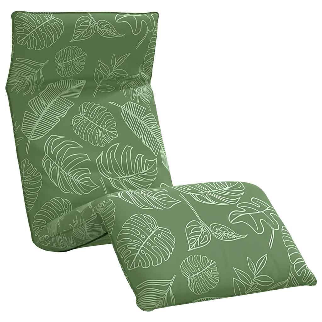 VXL8721158495273 a en hd 1 Șezlong pliabil cu model de frunze 175x54x8,5cm țesătură Oxford Șezlong pliabil cu model de frunze 175x54x8,5cm țesătură Oxford - imagine 2