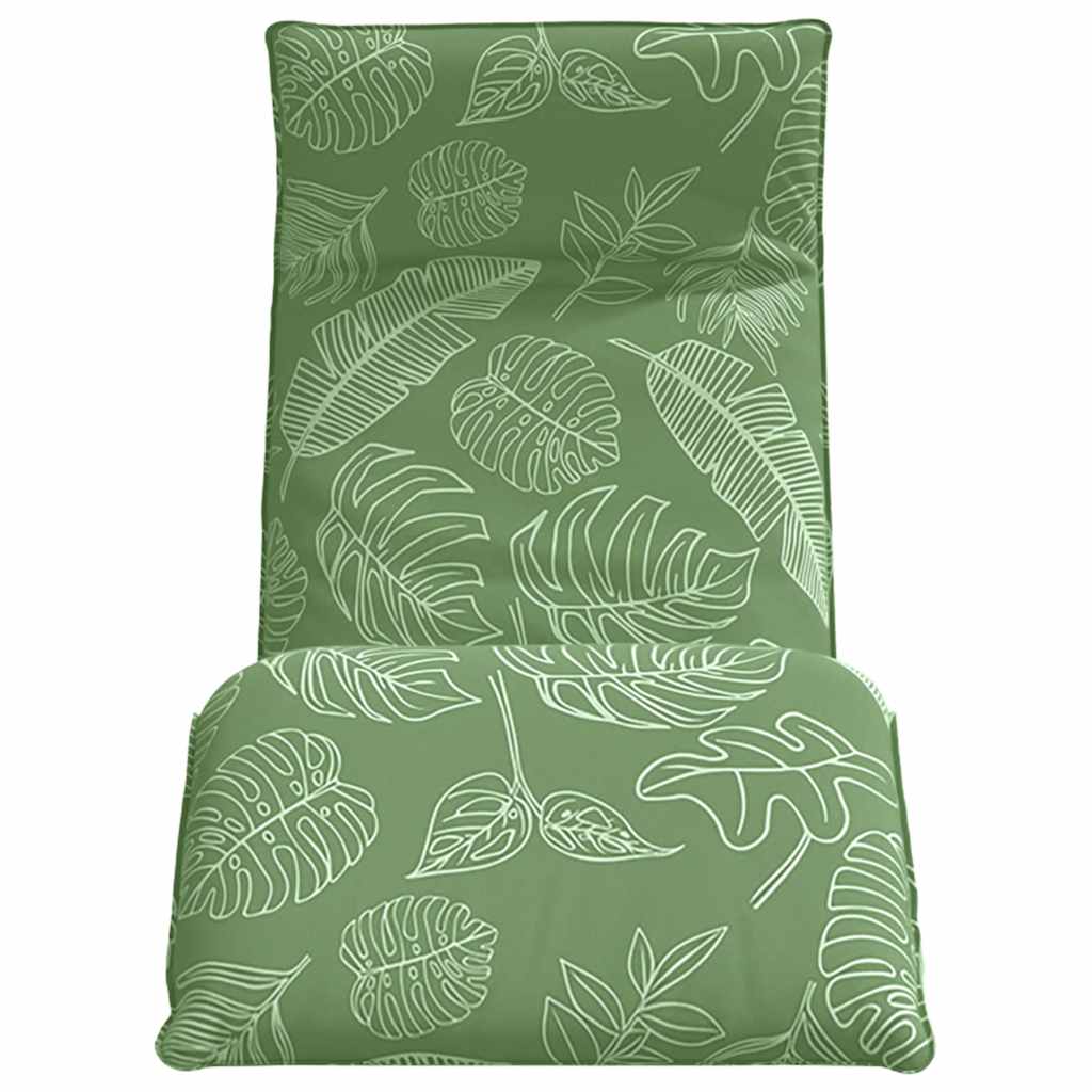 VXL8721158495273 g en hd 2 Șezlong pliabil cu model de frunze 175x54x8,5cm țesătură Oxford Șezlong pliabil cu model de frunze 175x54x8,5cm țesătură Oxford - imagine 4