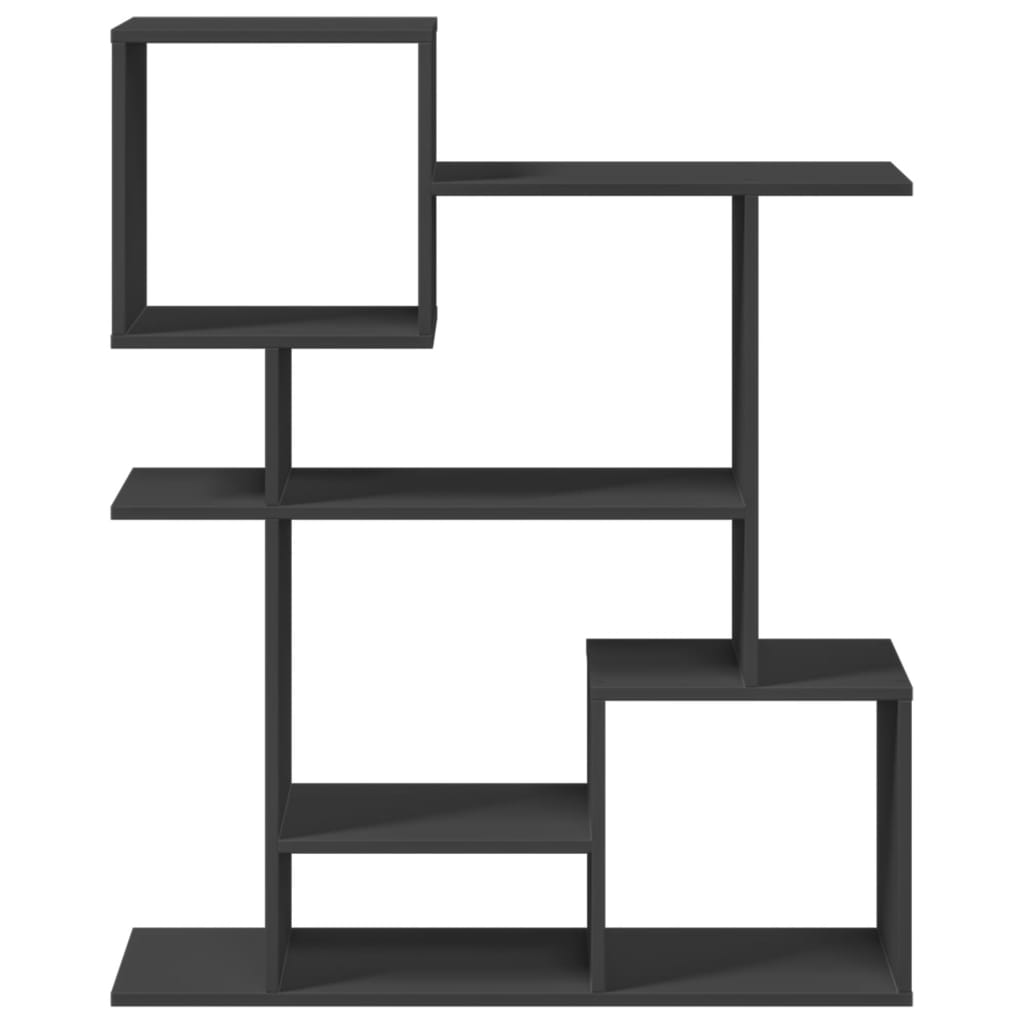 VXL8721158501622 g en hd 3 Bibliotecă/separator cameră negru 92x29x112 cm lemn prelucrat Bibliotecă/separator cameră negru 92x29x112 cm lemn prelucrat - imagine 5