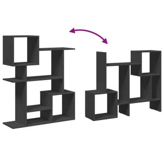 VXL8721158501622 g en hd 6 Bibliotecă/separator cameră negru 92x29x112 cm lemn prelucrat VXL8721158501622 g en hd 6