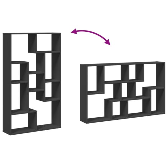 VXL8721158501981 g en hd 6 Bibliotecă, negru, 72x20x120 cm, lemn prelucrat VXL8721158501981 g en hd 6